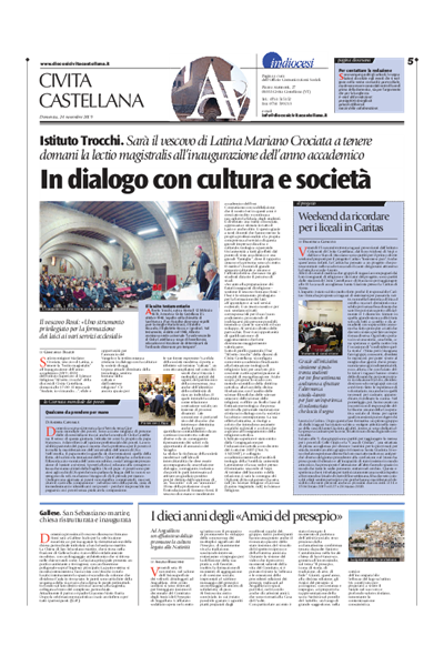 Avvenire - pagina diocesana del 24/11/2019